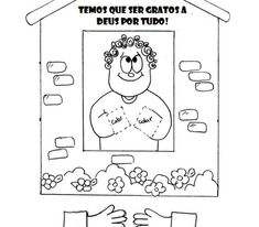 a drawing of a person in front of a house with the words temos quer gr