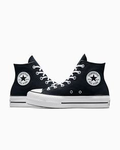 Black Platform Converse Outfit, Black Platform Converse, Platform Converse Outfit, All Star Platform, Trendy Mom Outfits, Back To School Shoes, Platform Converse, All Stars Converse, Trendy Mom