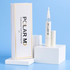 Polar MD Teeth Whitening Gel Pen. Each whitening gel pen lasts 20 whitening sessions to give up to 12 shades whiter teeth. 98% report significantly whiter teeth. Zero teeth sensitivity. Gently on sensitive teeth. Provides professional level teeth whitening. Teeth Sensitivity, Whitening Teeth, Eyebrow Serum, Teeth Whitening Gel, Whiter Teeth, Tooth Sensitivity, Eyelash Growth Serum, Eyelash Serum, Eyelash Growth