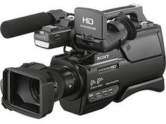 the sony hd camcorder is ready to be used