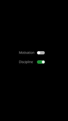 the text motivation is displayed in green and white on a black background with an arrow pointing to