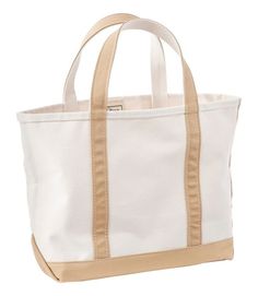 Boat and Tote®, Open-Top | Tote Bags at L.L.Bean Large Beige Canvas Bag, White Canvas Bag With Reinforced Handles, Casual Bags With Contrast Stitching For Everyday, Cream Canvas Bag With Canvas Lining, Classic Cotton Canvas Bag For Daily Use, Classic Beige Cotton Canvas Bag, White Canvas Bag With Handles For Everyday Use, Everyday Cotton Canvas Bag, Everyday Beige Canvas Bag With Reinforced Handles