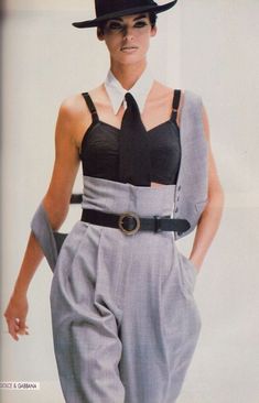 Best fashion 80s women linda evangelista Ideas Dolce And Gabbana Runway, 80s And 90s Fashion