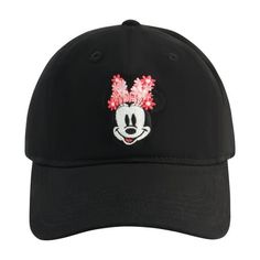 Give the perfect gift to the Minnie Mouse fan in your life with our Disney Minnie Mouse adjustable dad hat. Featuring a lightweight and durable cotton construction, this golf hat allows for instant comfort when worn, and features a cute image of Minnie Mouse with a flower bow on the front of the baseball hat. This adjustable ball cap features an adjustable buckle closure to allow for easy resizing to accommodate a wide range of men and women's head sizes for adults, and features a curved hat bil Minnie Mouse Clothes, Minnie Mouse Outfits, Hat Flower, Golf Hat, Flower Hats, Disney Merchandise, Cute Images, Baseball Hat, Dad Hat