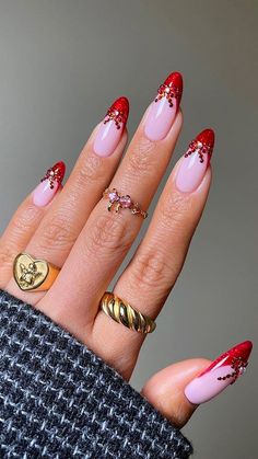 Stand out this holiday season with these Christmas Nails Unique ideas that are anything but ordinary! From classic Chistmas Nails to creative Gingerbread Nails Acrylic, we’ve got all the inspo you need. 🎅✨ Add a sweet twist with Gingerbread Nail Designs and Gingerbread Nail Art that’ll make your nails look good enough to eat! For a festive flair, try bold Red Nail Designs or mix it up with intricate Xmas Nail Designs. These Themed Nail Art ideas are sure to turn heads at every holiday party. ... Christmas Nails Trendy, Festive Holiday Nails, Xmas Nail Designs, Holiday Manicure, Festive Manicure, Nails Unique, December Nails