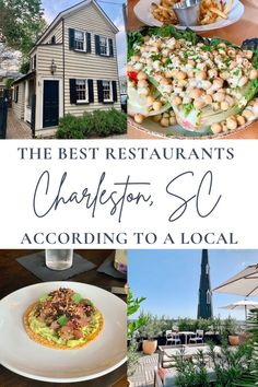 Charleston, SC Best Restaurants according to a local. Read the full post for all the best restaurants and what to order at each place! Charleston Sc Food, Charleston South Carolina Restaurants, Restaurants In Charleston Sc, Charleston Itinerary