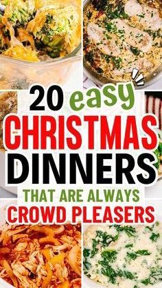 20 easy christmas dinners that are always crowd pleasers