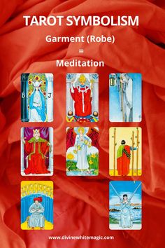 This image shares the meaning a Garment (Robe) when it appears in a Tarot Card image Tarot Tips