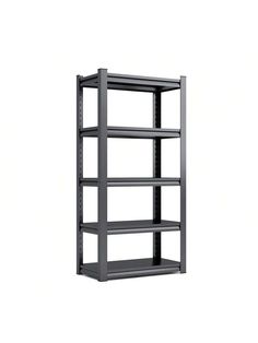 an empty shelving unit on a white background