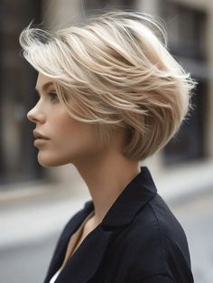 Cute Bob Haircuts - Bob Hairstyles - Bob Haircut - Short Haircut Girl Hairstyle Trending, Haircut Tip, Bob Cuts, Summer Haircuts, Short Blonde Hair