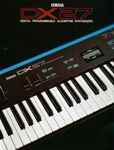 yamaha dx - 727 digital program keyboard with manual instruction book and instructions booklet