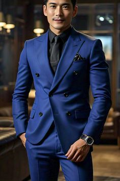 Take your style to the next level with these royal blue suit ideas. Discover top combinations to make a memorable impression. Blue Suits