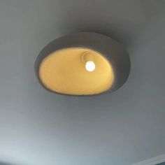 a light that is on in the ceiling