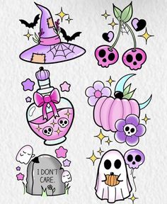 Aesthetic 2025, Whimsical Tattoo, Spooky Doodles, Whimsical Tattoos, Patch Ideas, Flash Tattoos, Tattoo Design Book, Halloween Tattoos, Design Book