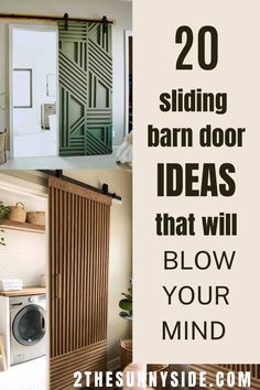 More than just a space saver, sliding barn doors have become a trendy statement piece. Not only are they extremely functional but they add a unique decorator touch to any room. Barn doors come in an array of styles and finishes, which makes them a perfect element whether your style is farmhouse, rustic or modern. You’ll find ideas for hanging, how to build and DIY’s, along with salvaged and vintage sliding barn door ideas.