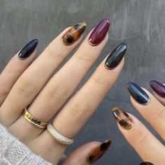 Kutek Disney, Smink Inspiration, Seasonal Nails, Makijaż Smokey Eye, Dark Nails, Brown Nails, Autumn Nails, Fall Nail, Dream Nails