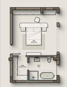 the floor plan for a small apartment