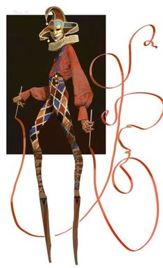 an image of a woman with long legs and a mask on top of her head