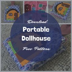 the free pattern for this adorable dollhouse pillow