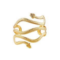 Bohemian Snake Arm Cuff Armlet in Gold - Mounteen Snake Arm Cuff, Arm Cuff Jewelry, Silver Arm Cuff, Gold Arm Cuff, Arm Cuff Bracelet, Upper Arm Cuffs, Wrap Armband, Open Bangle Bracelet, Arm Jewelry