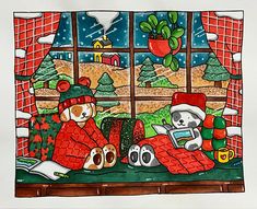 #bobbiegoods #bobbie #natal #christmas Bobbie Goods Inspiration, Bobbie Goods Coloring Inspiration, Coloring Aesthetic, School Book Covers, Coloring Tips