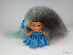 Vintage Hard Body Wishnik Troll Doll "Valerie" ~OOAK