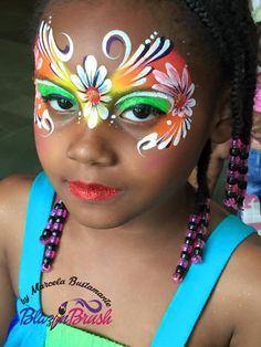 Paint Butterflies, Face Painting Tutorials, Princess Face, Festival Face, Rainbow Face