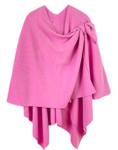 Stay warm and stylish with our Solid Shoulder Wrap Shawl in Pink. Made from high-quality fabric, this shawl is perfect for dressing up or down. Keep cozy while looking your best with this versatile accessory. One Size 100% Acrylic Solid Color Winter Shawl, Solid Color Winter Shawl Wrap, Solid Color Shawl Wrap For Winter, Chic Spring Shawl Wrap, Pink One-size Winter Shawl, Pink One Size Shawl For Winter, Pink Shawl For Fall, One Size Pink Shawl For Winter, Chic Winter Shawl Cape