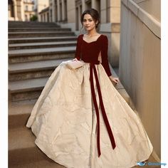 Orcajump - Classy Velvet Black Long Sleeve Evening Dress Suitable for any Occasion Black Long Sleeve Evening Dress, Long Sleeve Black Evening Dress, Long Sleeve Evening Dress, Princess Skirt, Fancy Bags, Bubble Sleeve, Sleeves Clothing, Wedding Dress Styles, Dress Styles