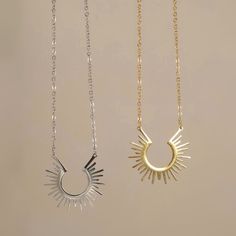 New Anthro Sunshine Sunburst Pendant Necklace (New 2022) Featuring A Dainty Gorgeous Sunburst Charm ~ Sunshine Ray Indie Bohemian Design Available In Gold & Silver Stainless Steel Measurements: 16.5 In + 2 In Extender Sunshine: 1 In X 1 In New ~ No Tags / Repackaged Boutique / Gift Wrapped Save Money With Bundled Packages! Minimum 20% Off On Multiple Listings!! (Some Bundles Up To 70% Off)! Purchasing For Someone? Gift Wrapping Available Upon Request! Message Directly After Ordering! New To Posh Anthropologie Necklace, Boho Pendant Necklace, Rays Of Sunshine, Diamond Chain Necklace, Gold Tassel Necklace, Moon Necklace Silver, Layered Pearl Necklace, Star And Moon Necklace, Sun Burst