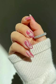 39 January Nails To Kick Off the New Year with a Bang! Dusty Pink Nails, 50 Fabulous Birthday, Glitter Nail Designs, Birthday Nail Designs, Pink Chrome Nails, Nude Polish, Glitter Accent Nails, 50 & Fabulous