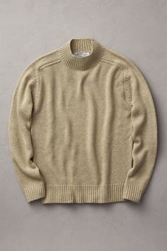 Indulge in luxurious softness this winter with the Mitchell Peruvian royal alpaca crewneck sweater. Lightweight yet incredibly warm, this knit pullover is crafted from the softest, finest alpaca fiber for natural insulation, breathability, and an incredible feel. Pair this handsome sweater with casual kicks and jeans or dress it up with slacks and a ¾-length wool coat—either way, you'll be looking sharp and ready to tackle chilly days. Featuring contrast rib detail at the collar, cuffs, and hem. Leather Clothing, Alpaca Fiber, Alpaca Sweater, Knit Pullover, Crewneck Sweater, Wool Coat, Knitted Pullover, Crew Neck Sweater, Alpaca