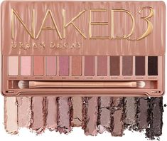 Amazon.com: URBAN DECAY Naked3 Eyeshadow Palette, 12 Versatile Rosy Neutral Shades for Every Day - Ultra-Blendable, Rich Colors with Velvety Texture - Set Includes Mirror & Double-Ended Makeup Brush : Beauty & Personal Care Naked Eyeshadow Palette, Soft Summer Makeup, Urban Decay Naked 3, Eye Makeup Set, Neutral Eyeshadow Palette, Neutral Eyeshadow