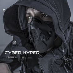 COMBACK X HARDMADE CYBER MASK – Techwear Shop - Imaphotic Hannya Maske, Sneakerhead Fashion, Futuristic Armour, Tech Wear, Cyberpunk Fashion, Cool Masks, Tactical Clothing, Cyberpunk Character, Body Armor