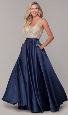 Silver Cocktail Dress, Plum Dress, A Line Evening Dress, 파티 드레스, Prom Dresses With Pockets, Long Cocktail Dress, V Neck Prom Dresses, Satin Evening Dresses, Evening Dress Floor Length