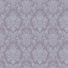 a purple and white wallpaper with floral designs