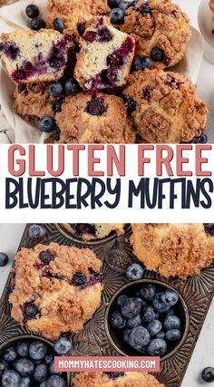 gluten free blueberry muffins Blueberry Cobbler Gluten Free, Gluten Free Blueberry Cobbler, Blueberry Crumble Muffins, Gluten Free Blueberry Muffins, Pecan Cobbler, Vegan Ice Cream Recipe, Cobbler Topping, Blueberry Crumble