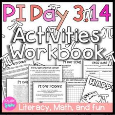 an activity workbook for the pi day