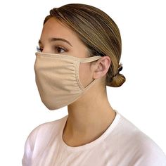 "Take extra precautions to keep yourself and others safe with this cloth face mask from Cupid Scrubs. Take extra precautions to keep yourself and others safe with this cloth face mask from Cupid Scrubs. 3-pack Reusable 3-ply cotton construction 3D design prevents undo pressure on your nose Ear-loop anchors allow for easy wear and removal This is a non-medical face mask and not designed to prevent the spread of any virus, disease or infection.FIT & SIZING Adult standard size Fabric: 10"" w x Respiratory Diseases, Stylish Face Mask, How To Protect Yourself, Diy Mask, Fashion Face Mask, Cloth Face Mask, Pocket Pattern, Funny Face, No Sew