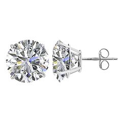 Beautiful lab-created white sapphire stud earrings Total Carat Weight: 1.80ct; Stone Size: 6mm; Shape: Round Metal: 14K White Gold; Metal Finish: Polished; Setting: Multi-Prong Basket Setting These sapphire earrings come with our 100% money back guarantee combined with world class customer service - Gift Boxed Classic and elegant, these stud earrings are given a sparkling update. If you are looking for the perfect, classy look of diamond or sapphire stud earrings, then we got you covered. Create Antique Diamond Jewelry, White Sapphire Earrings, Sapphire Stud Earrings, Black Onyx Earrings, Sapphire Earrings Studs, Sapphire Studs, Onyx Earrings, Sparkle Earrings, Round Stud Earrings