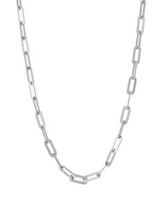 Lift your look with the sophisticated design of this paperclip link chain necklace from Giani Bernini. Paperclip Necklace Silver, Silver Link Necklace, Paperclip Necklace, Link Chain Necklace, Fruit Cake, Metal Necklaces, Sophisticated Design, Watch Necklace, Chain Link Necklace