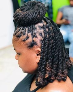 Loc Knots, Loc Maintenance, Dreads Styles For Women, Loc Updo, Top Bun, Locs Crochet, Beautiful Dreadlocks, Short Locs Hairstyles, Faux Locs Hairstyles