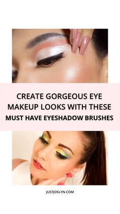 Check out this list of 7 must have eye makeup brushes. If you are looking for the best brushes for eye makeup, click to find the best eyeshadow brushes you need to create flawless eye looks!