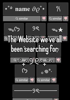 #symbols #kawaii #grunge #cutecore #y2k #ew #ok #aesthetic #whisper #real #blowup Ok Aesthetic, Websites To Go On When Bored, Writing Apps, Fun Websites, Kawaii Grunge, Cool Text Symbols, Cute Bios, Aesthetic Usernames, Cute Text Symbols