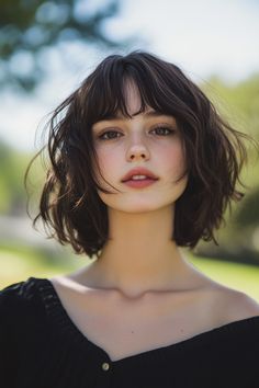 Get inspired with the best shaggy bob with bangs! Check out these 36 hairstyle ideas for a fun, textured look ✨💇‍♀️ #ShaggyBob #BangsInspo #ChicHair Shaggy Bob With Bangs, Bangs Cut, Shaggy Bob Haircut, Graduated Bob Haircuts, Bumpy Ride, Chic Hairstyle, Short Haircuts With Bangs, Never Come Back, Bob Haircut Curly