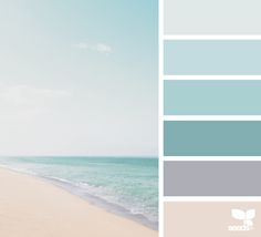 the beach is clean and ready to be used as a backdrop for this color scheme