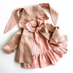 Eleanor in der Blush Pink Bettwäsche von littlegoodall auf Etsy Dress For Kids, Clothes Girl, Pink Linen