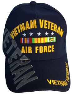 the vietnam veteran air force hat is shown