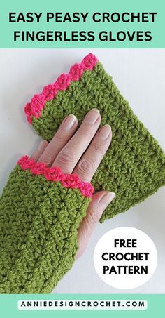 These crochet gloves are a really easy crochet pattern to make - but that does not take away from how great the finished crochet gloves look!

You'll find the free crochet pattern for these easy peasy crochet gloves inside my blog post.

Fast to make, these fingerless mittens will keep your hands warm and your fingers free to do other things, and they’re a great way to add a little bit of cozy and style to your winter look. Crochet Fingerless Gloves Pattern, Easy Crochet Fingerless Gloves, Fingerless Gloves Pattern, Gloves Pattern, Cozy Crochet, Crochet Fingerless Gloves, Crochet Gloves, Fingerless Mittens, Easy Peasy