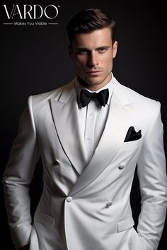 >>ORIGINAL ARTWORK AND CONTENT, PLEASE DO NOT COPY<< Men Suits, Suits For Man, Elegant Men's White Double Breasted Suit - Formal Wedding Attire, Formal Wear, Formal piece Wedding Suit, Double Breasted, Formal Fashion Slim Fit Suit. Elevate your style with this impeccably tailored men's white double-breasted suit, the perfect choice for a sophisticated and timeless look. Crafted with precision and designed for your special occasions, this suit will make you stand out in any crowd. 👔 Must-Have Formal Attire: Make a lasting impression at weddings, galas, or any formal event with this classic and stylish double-breasted suit. 🌟 Features: Color: Crisp white for a sharp, clean appearance. Tailored Fit: Ensures a comfortable and sharp silhouette. Double-Breasted Jacket: Adds a touch of vintage Suits For Man Wedding, White Tuxedo For Men, Red Carpet Tuxedo Men, Ceremonial White Suits, Classic Fitted Ceremonial Suit, Luxury Custom Fit Suit And Tie Accessories For Wedding, Elegant Tailored Suits For Ceremonial Occasions, Elegant White Suits For Ceremonial Occasions, Elegant White Ceremonial Suits